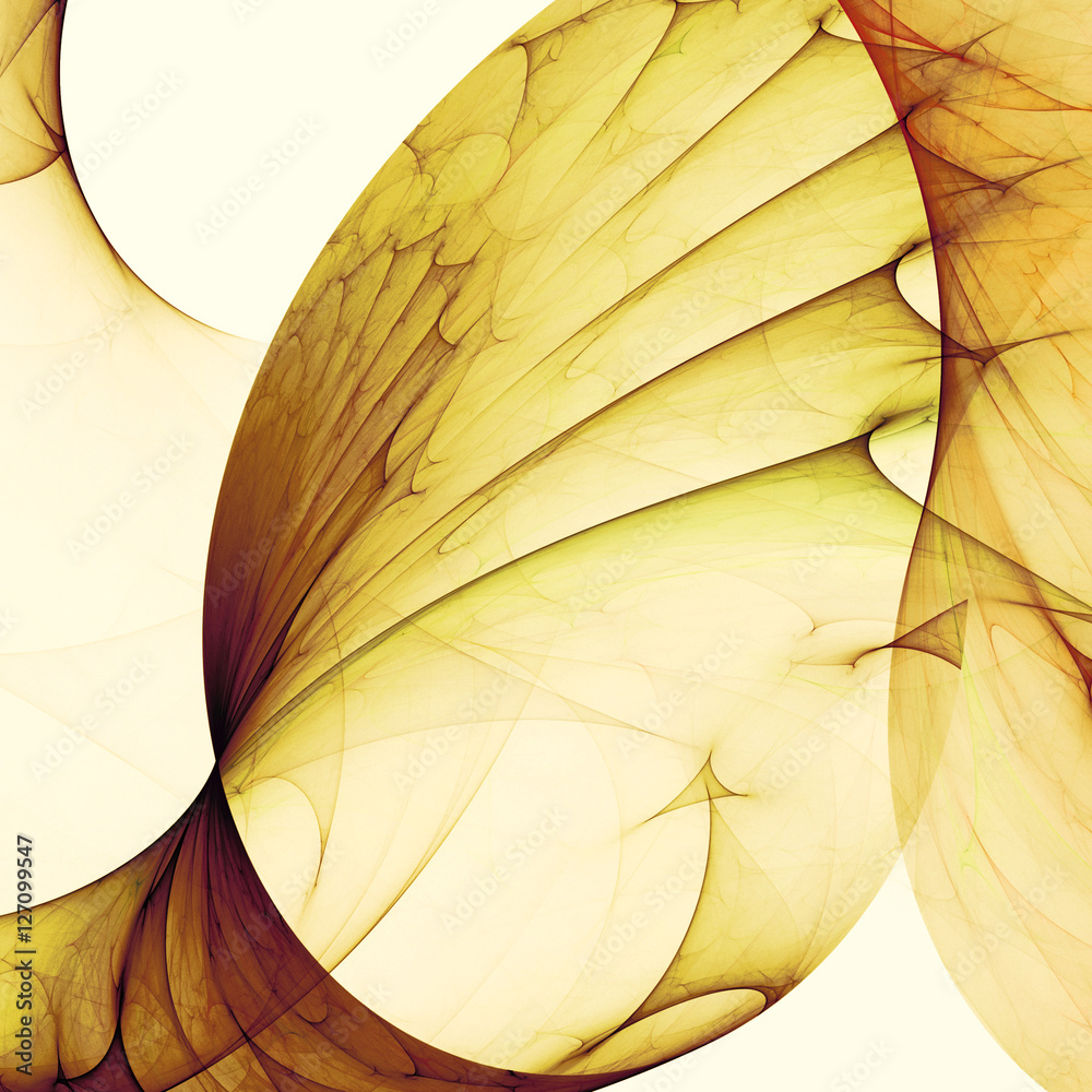 Poster golden weird abstraction