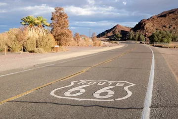 Deurstickers Route 66 Route 66