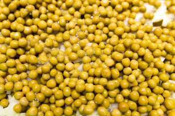 green peas as background