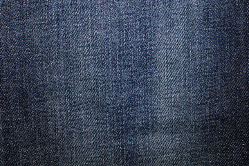 Fototapeta premium Texture of blue denim