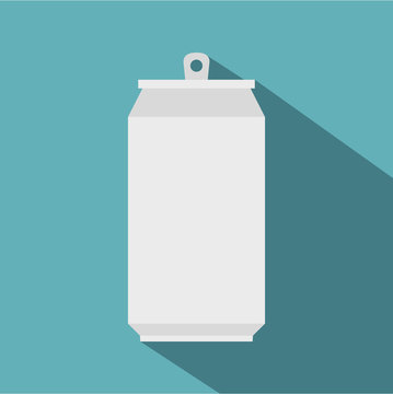 Can icon. Flat illustration of can vector icon for web