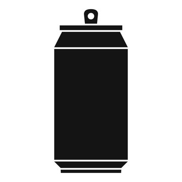 Can icon. Simple illustration of can vector icon for web