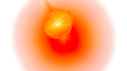 Luminous misty sphere. 3D surreal illustration. Sacred geometry. Mysterious psychedelic relaxation pattern. Fractal abstract texture. Digital artwork graphic astrology magic