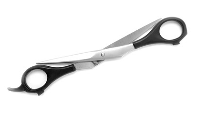 scissors on a white background