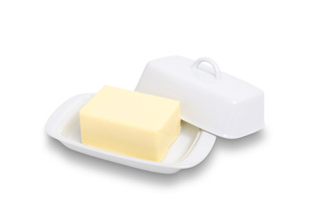 Butter in dish - 127103771