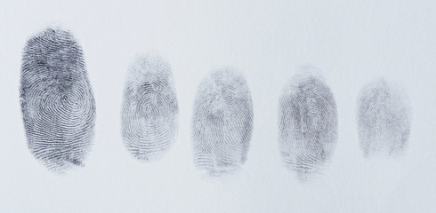 Group of finger prints