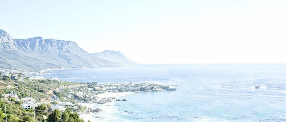 View of beautiful coastline