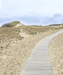 View of Dead Dunes, Nida, Klaipeda, Lithuania.