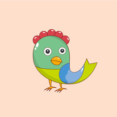 Vector color Bird