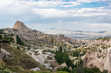Landscape in Cappadocia, Turkey