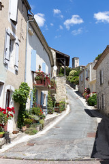 Village street in France