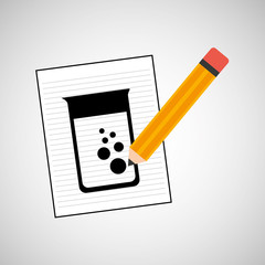 research chemical laboratory container icon vector illustration eps 10