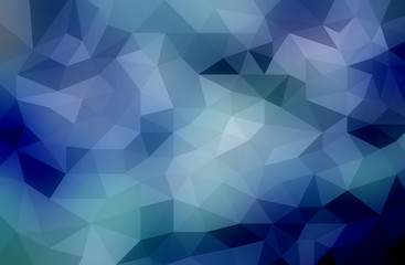 geometric blue low poly background