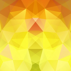 Fototapeta na wymiar Background of geometric shapes. Colorful mosaic pattern. Vector EPS 10. Vector illustration. Yellow, orange colors.