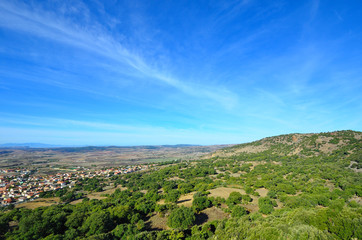 Fototapeta na wymiar Top view. Sardinia