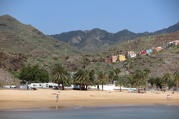 Fototapeta na wymiar Teneriffa - Playa de las Teresitas