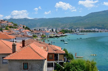 Obraz premium Views of Ohrid and the lake