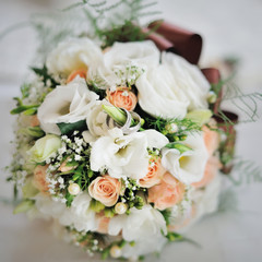 amazing wedding bouquet, happy day
