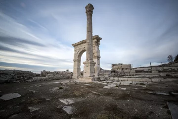 Foto op Plexiglas Rudnes historische architectuur van ruïnes in Turkije