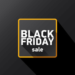 vector Black Friday sale poster or banner