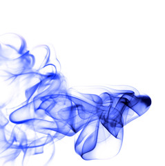 smoke abstract shape isolated on a white background
