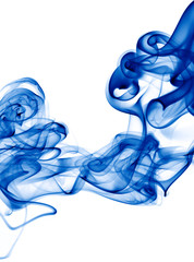 smoke abstract shape isolated on a white background