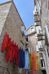 Fototapeta na wymiar Laundry in Budva, Montenegro 