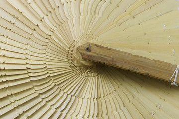 spiral fan bamboo