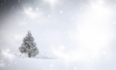 snowy winter landscape