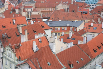 Fototapeta na wymiar Prag, Blick auf die Stadt. Architektur in Prag.