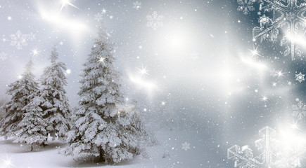 snowy winter landscape