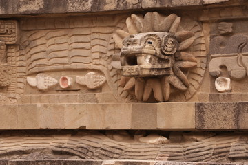 Aztec pyramid, teotihuacan