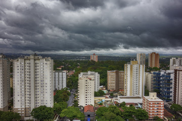 HDR photo of the city Sao Jose dos Campos - Sao Paulo, Brazil - with cloudy sky