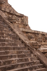 Fototapeta na wymiar Aztec pyramid, teotihuacan
