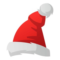 Santa christmas hat vector illustration.