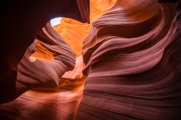 Amazing rock formations in Antelope Canyon, Arizona, USA © JFL Photography
