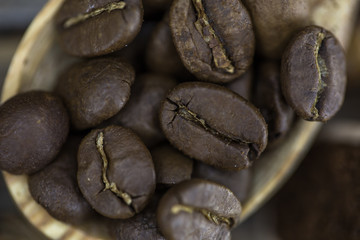 coffee beans closeup