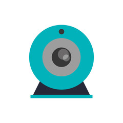 webcam icon. Device gadget technology and electronic theme. Isolated design. Vector illustration