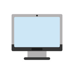 Computer icon. Device gadget technology and electronic theme. Isolated design. Vector illustration