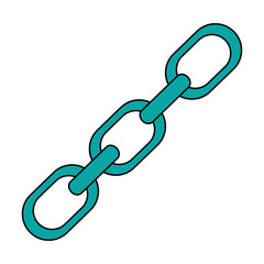 Link symbol icon. Web connection internet chain and hyperlink theme. Isolated design. Vector illustration
