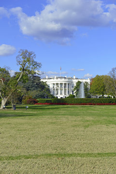 The White House in Washington DC, is the home and residence of the President of the United States of America and popular tourist attraction