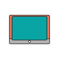 Tablet icon. Device gadget technology and electronic theme. Isolated design. Vector illustration