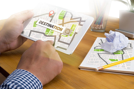 City Map DESTINATION Route Way Route Way Route  City Map Destina