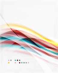 Vector shiny wave abstract background