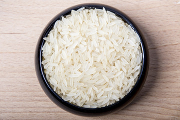Raw Basmati Rice In a bowl
