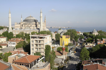Fototapeta premium Hagia Sophia mosque. Turquie.