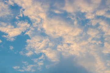 The sky is beautiful in the morning