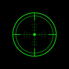 Crosshair, Target icon - Vector