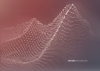 Abstract geometric technology design element.