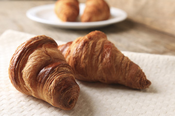 Tasty croissants 